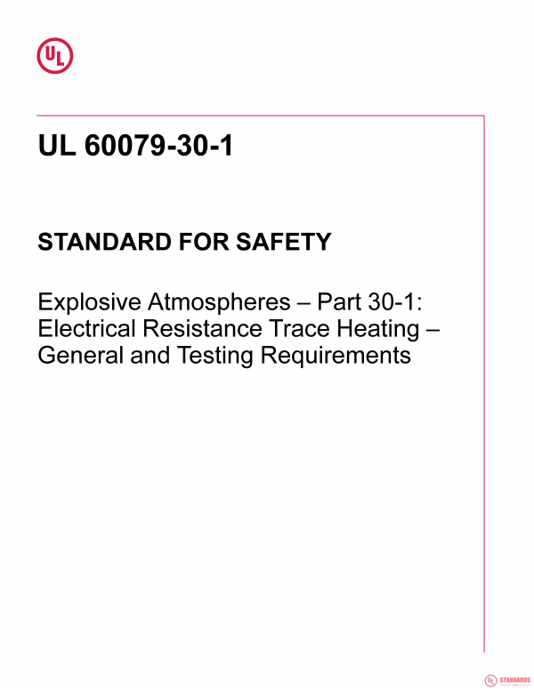 UL 60079-30-1 PDF UL 60079-30-1 PDF